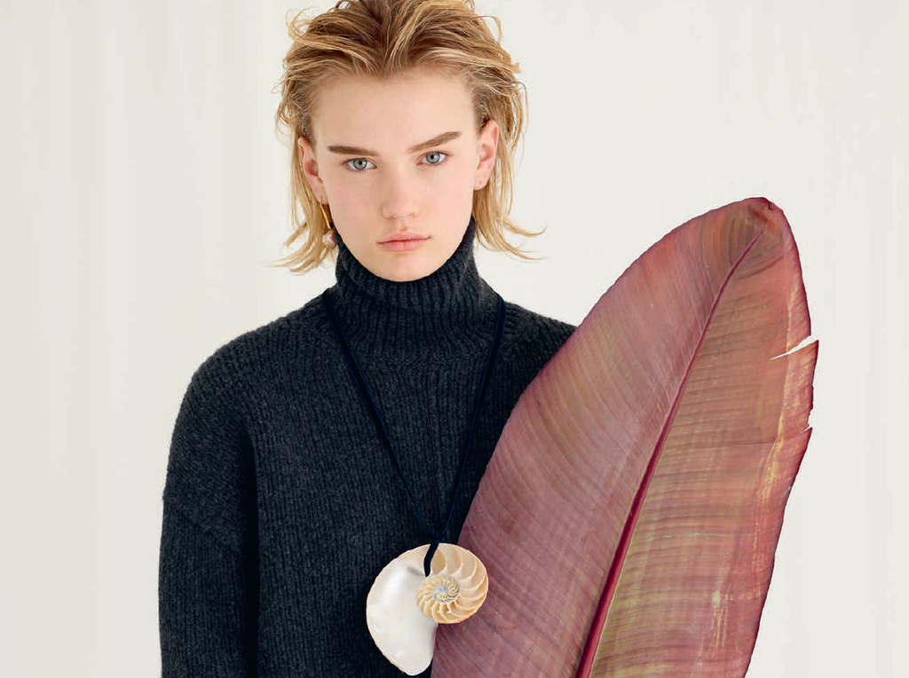 Soft wool turtleneck sweater Anthracite - FORTE FORTE