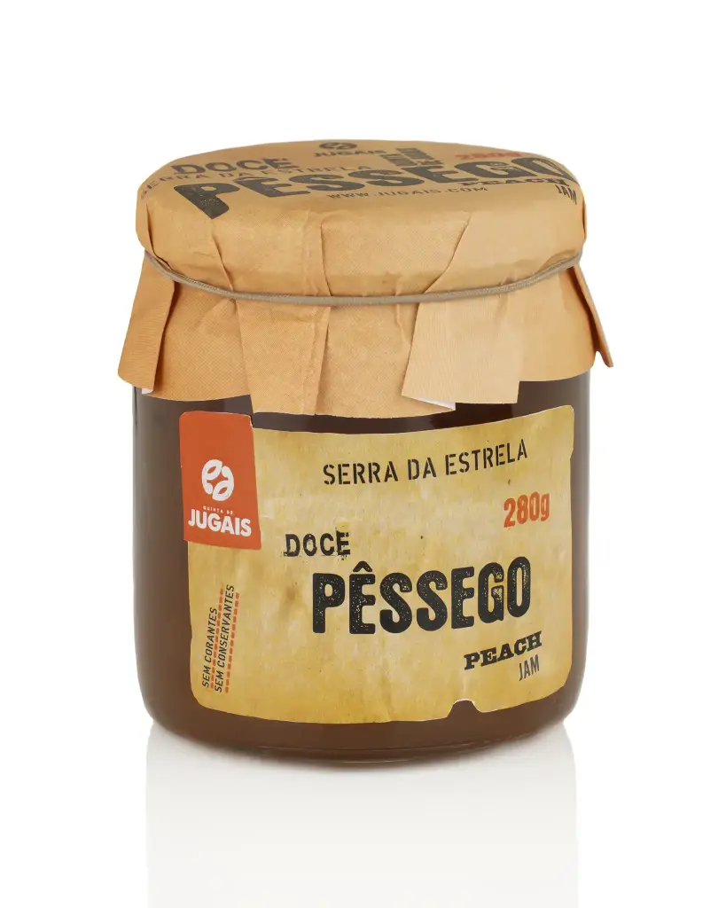 Peach Jam 280g - Quinta de Jugais 