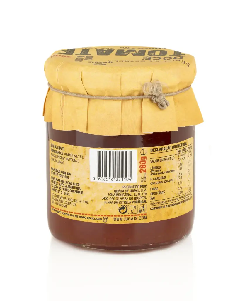 Tomato Jam 280g - Quinta de Jugais 