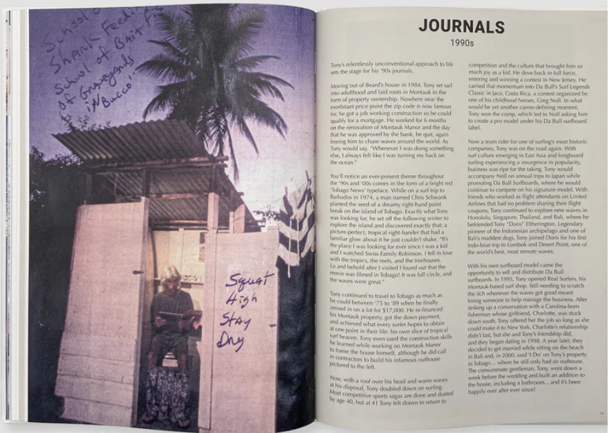 Montauk Surf Journals Tony Caramanico - Hachette 