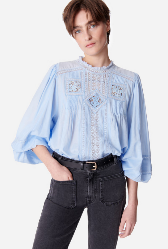 Calin Blouse Sky Blue - VANESSA BRUNO