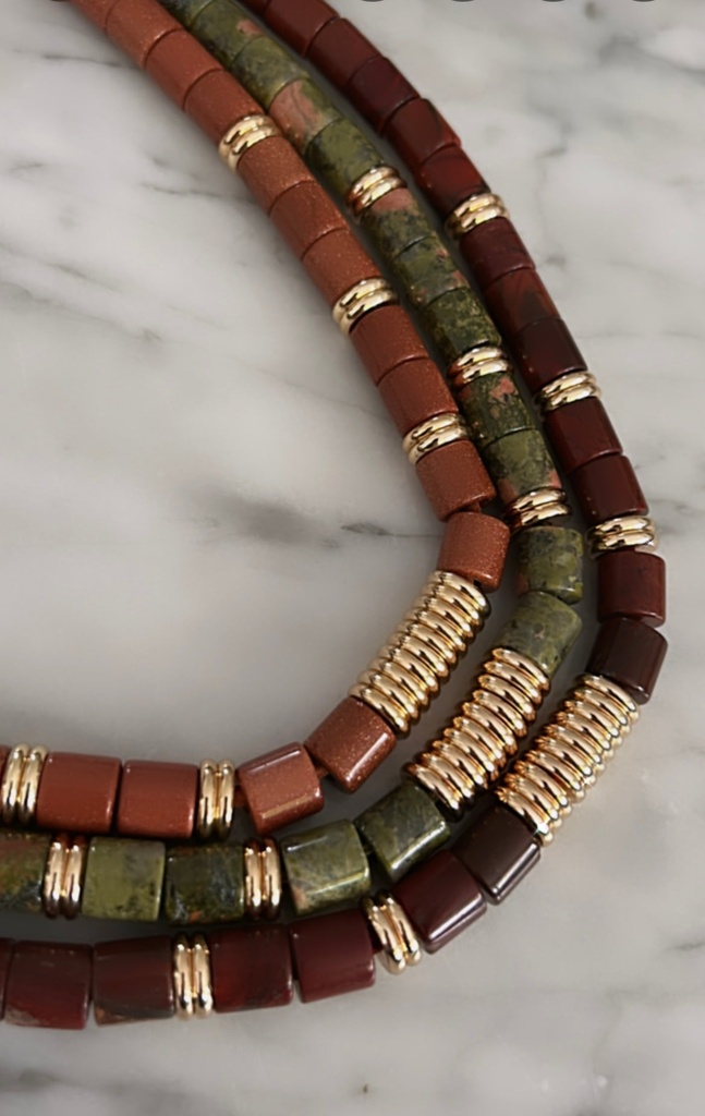 Necklace Nevada Terracotta - SAONA
