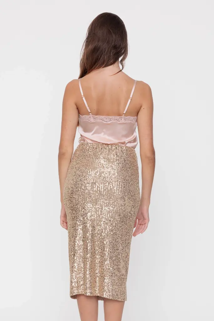 Sequin Long Skirt - VANNINA VESPERINI 