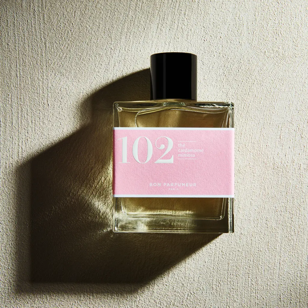 Eau de Parfum 101 "Floral" Tea, Cardamon, Mimosa, 30ml - BON PARFUMEUR   