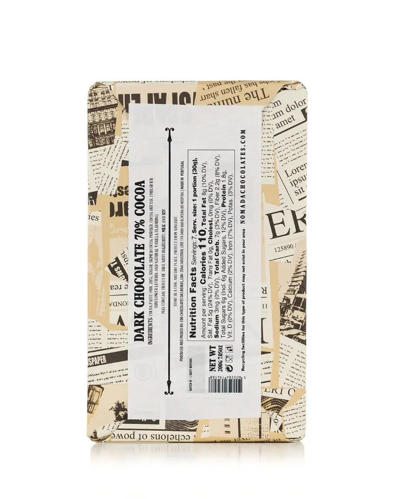 Tablet White Chocolate Passion Fruit 200g - Nomada  