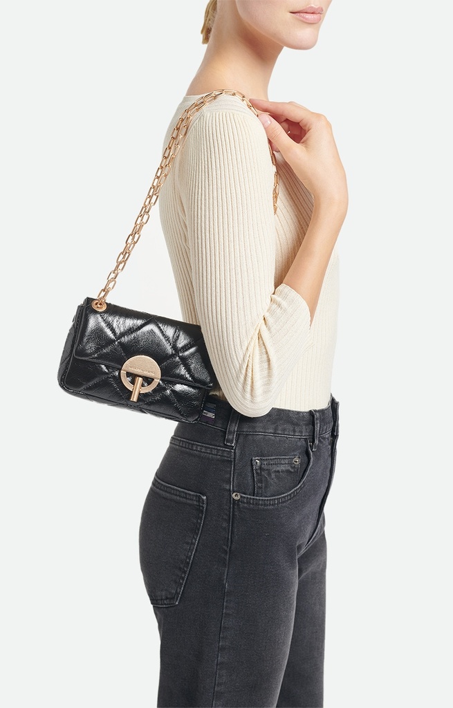 VANESSA BRUNO - Nano Moon Quilted Black
