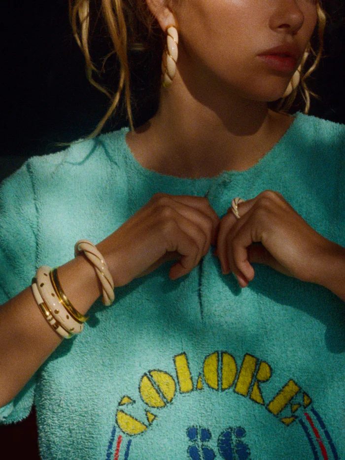 AURELIE BIDERMANN - MOON Caftan Studded Bracelet
