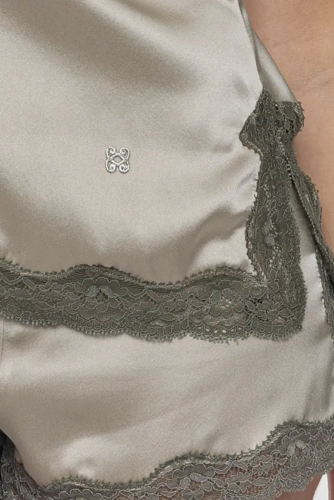 Silk Camisole, the Original, Caviar - Bronze VANNINA VESPERINI