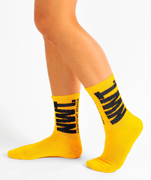 NEWTONE - Socks Soccer Brand Mustard