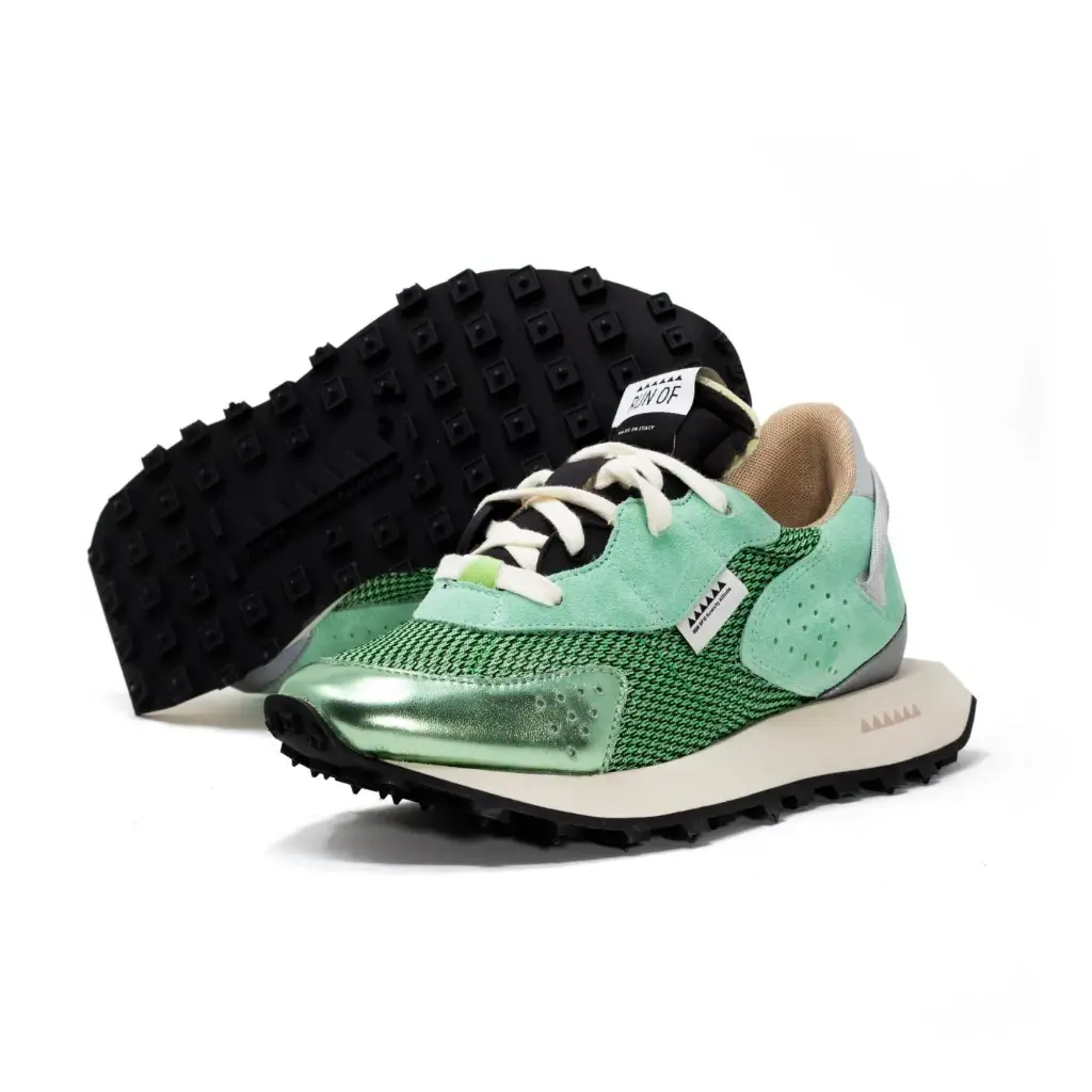 RUN OF - Sneakers Piuma Metal Rea