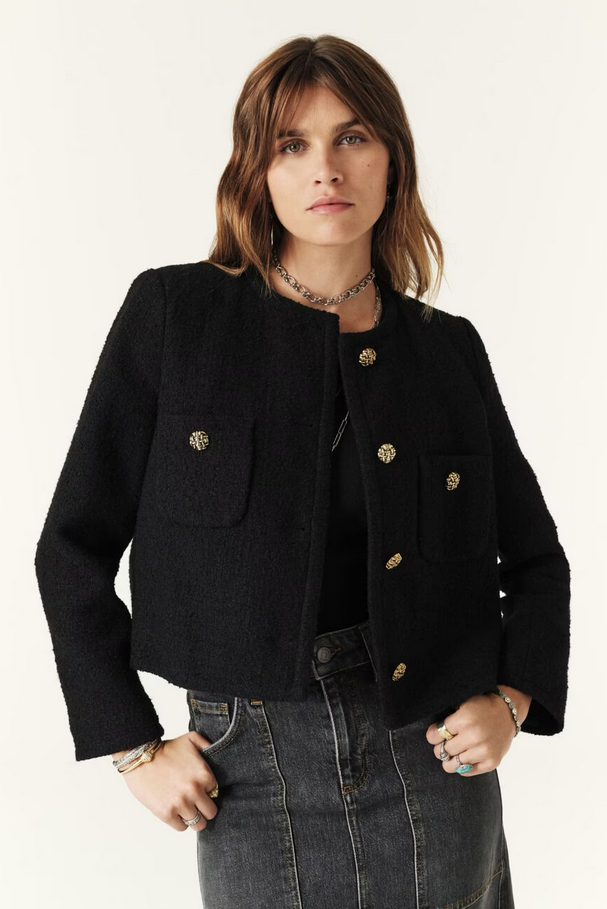 BA&SH - MEREDITH VEST BLACK