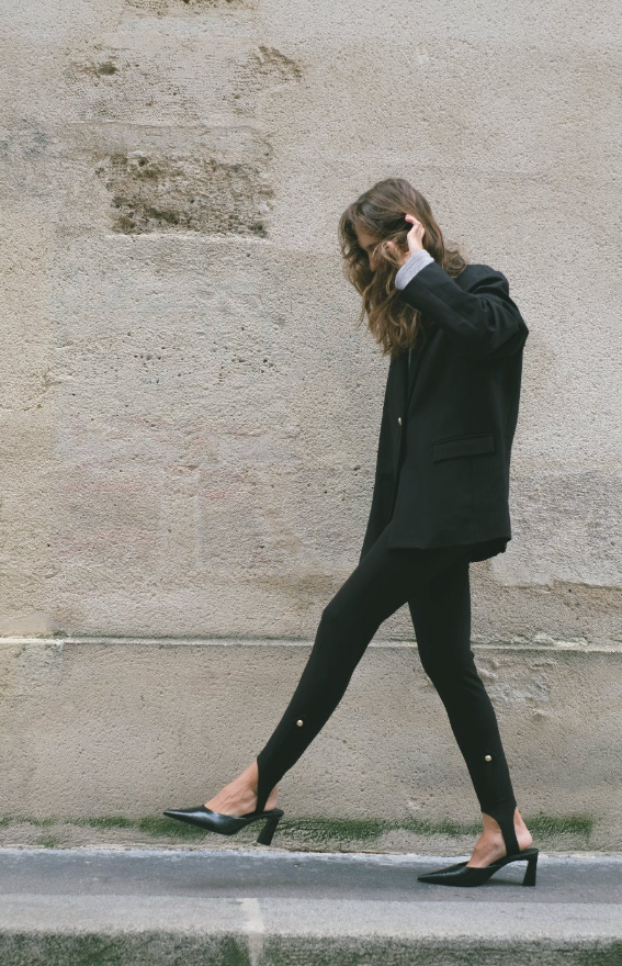 MARTIN MARTIN - LEO pants, black Jersey              