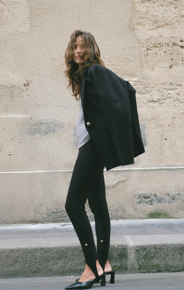 MARTIN MARTIN - LEO pants, black Jersey              