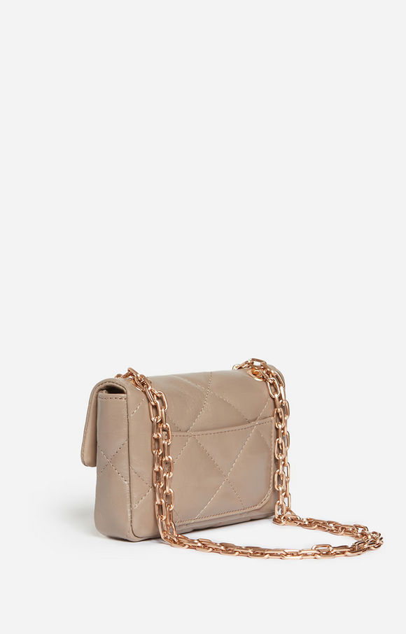 VANESSA BRUNO - Nano Moon Quilted Taupe