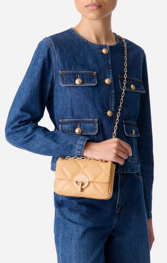 VANESSA BRUNO - Nano Moon Quilted Butter