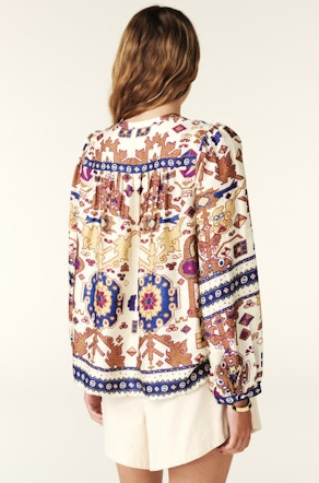 BA&SH - Varone Long Sleeve Shirt Ecru