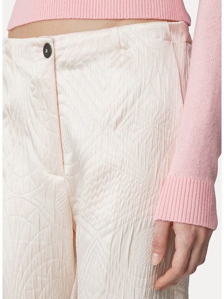FORTE FORTE - Matelass' couture pants