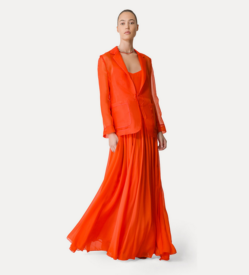 FORTE FORTE - Habotai Silk Straps Dress