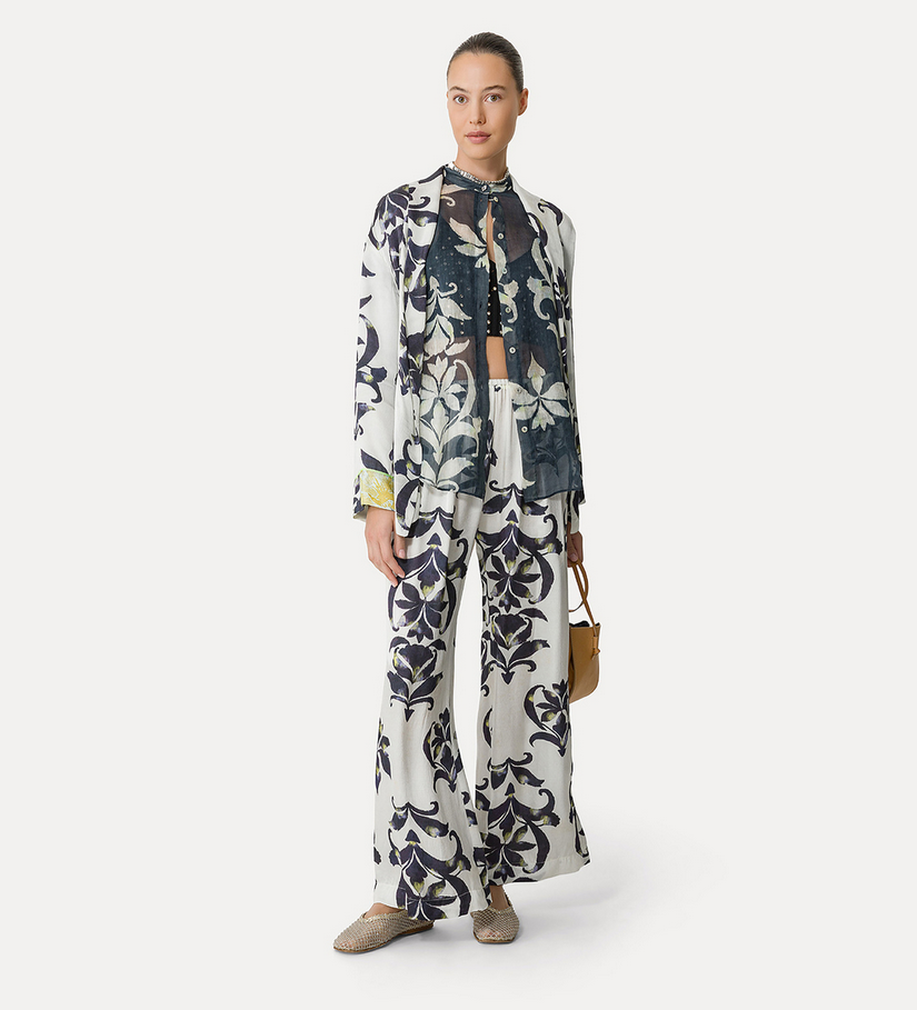 FORTE FORTE - The Secret Lily Print Kimono