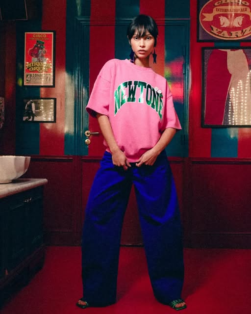 NEWTONE - Sweatshirt Linder Tone Fuschia