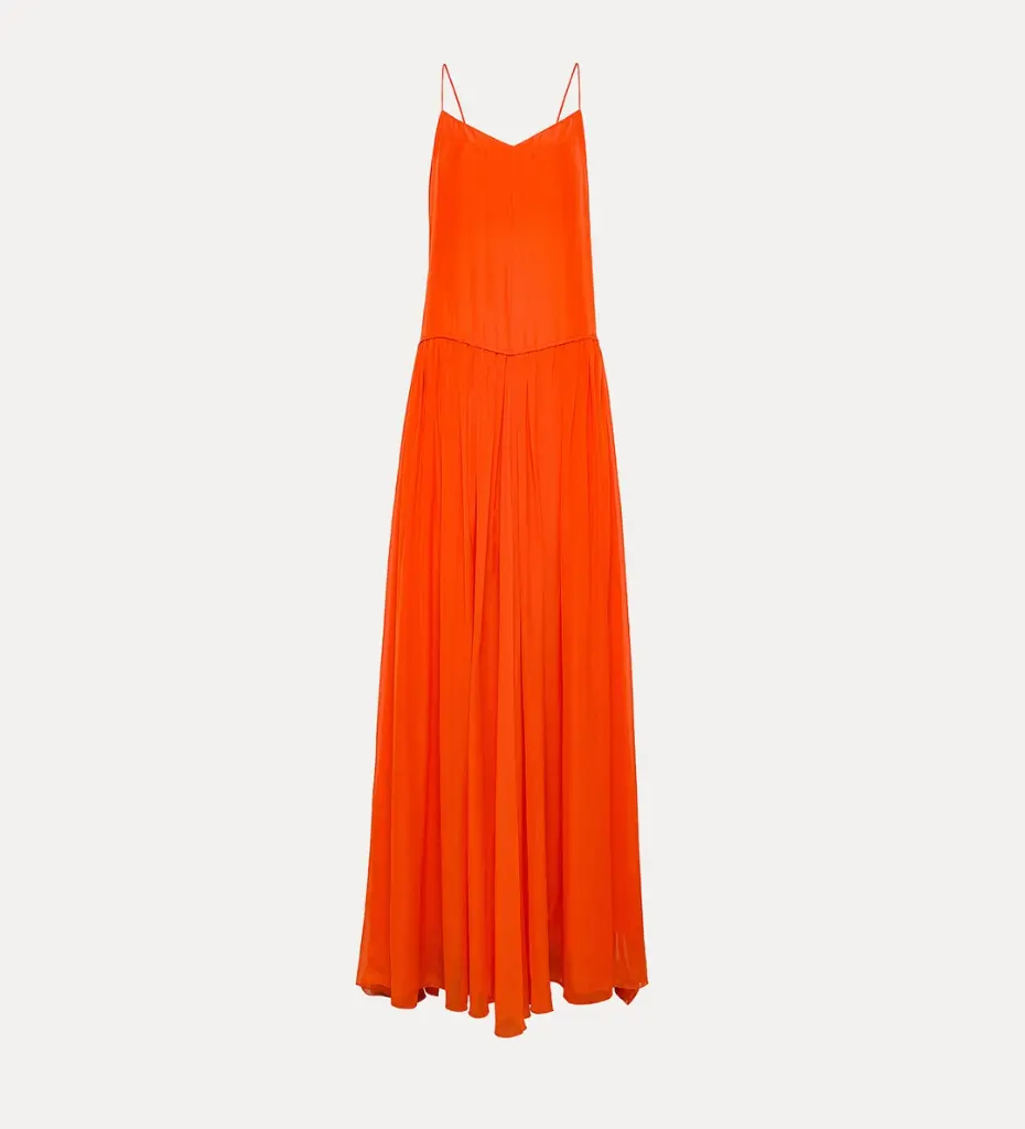 FORTE FORTE - Habotai Silk Straps Dress