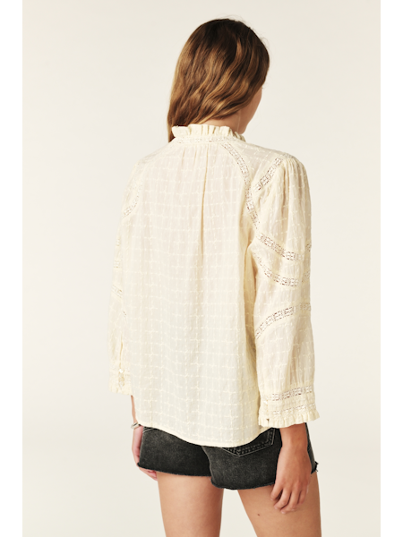 BA&SH - BRONA Shirt Off White