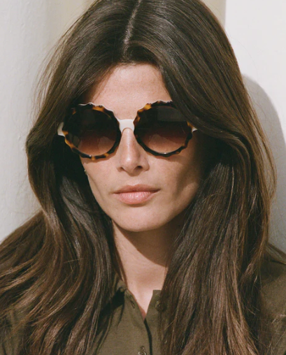 JIMMY FAIRLY - The LILY Ivory & Brown Tortoiseshell