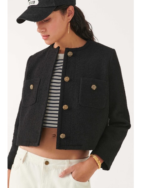 BA&SH - MEREDITH VEST BLACK