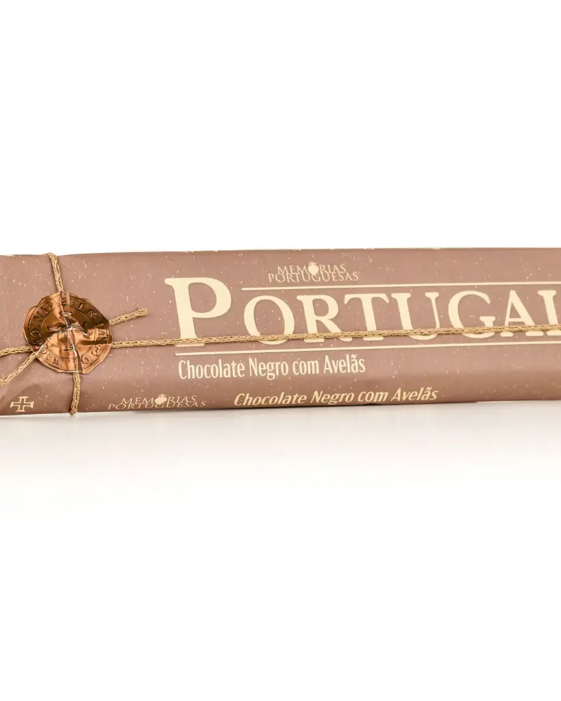 Dark Chocolate Tablet with Hazelnuts "Portugal" 300g