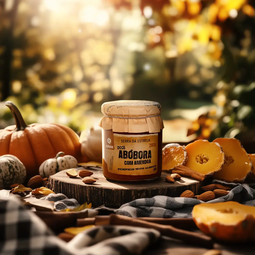 Pumpkin Jam w/ Almond 280g - Quinta de Jugais 