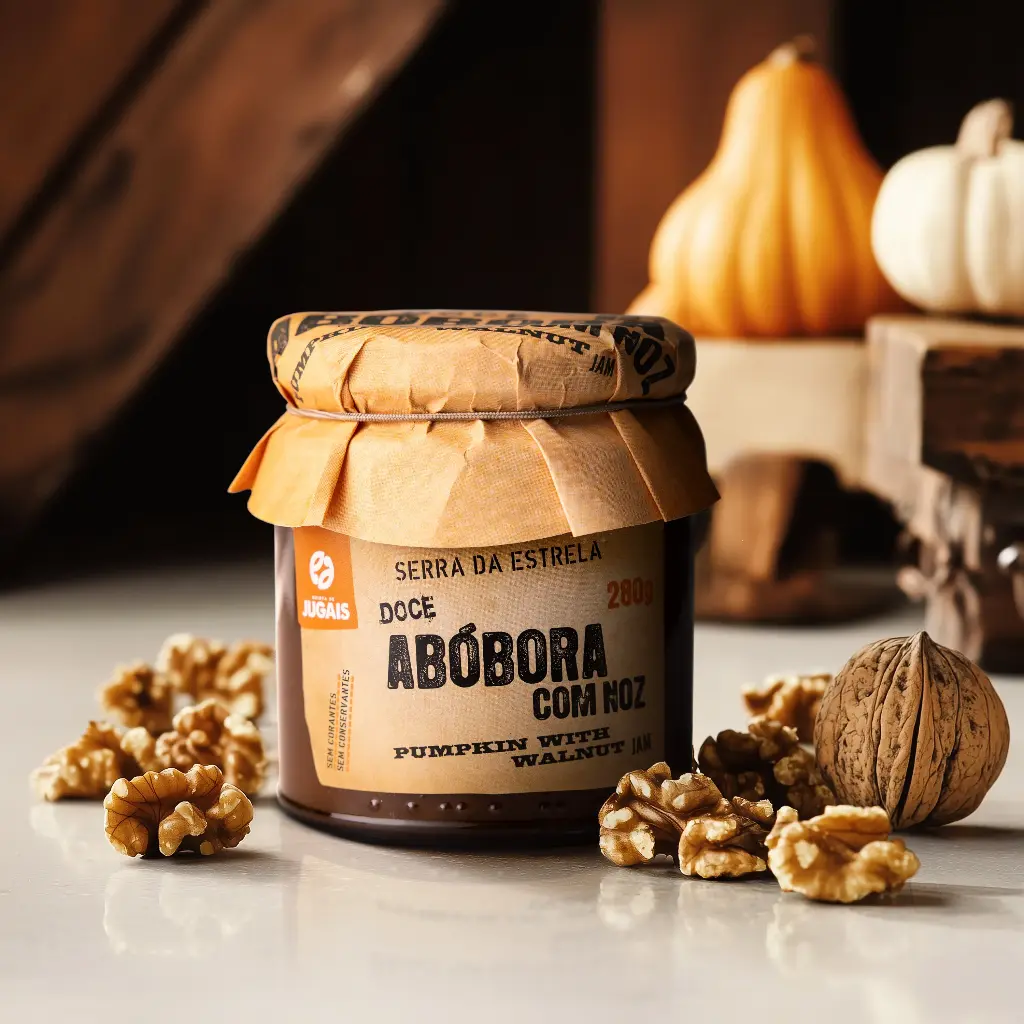 Pumpkin Jam w/ Walnut 280g - Quinta de Jugais 