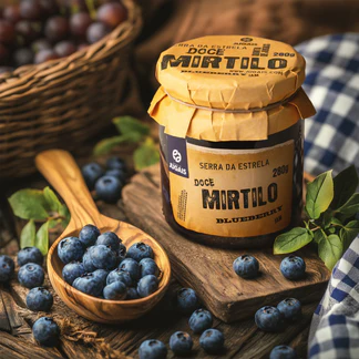 Blueberry Jam 280g - Quinta de Jugais