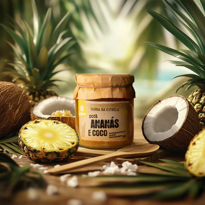 Pineapple and Coconut Jam 280g - Quinta de Jugais 