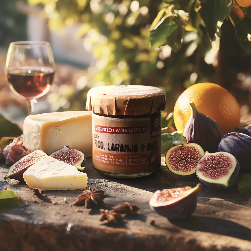 Perfect Jam for Cheese - Fig, Orange and Anise Quinta de Jugais 180g 
