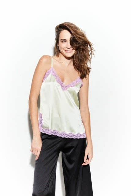 Silk Camisole, the Original, Lemonade - Lavender VANNINA VESPERINI