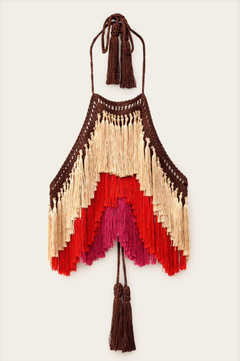 BA&SH - AMMALA striped fringed top