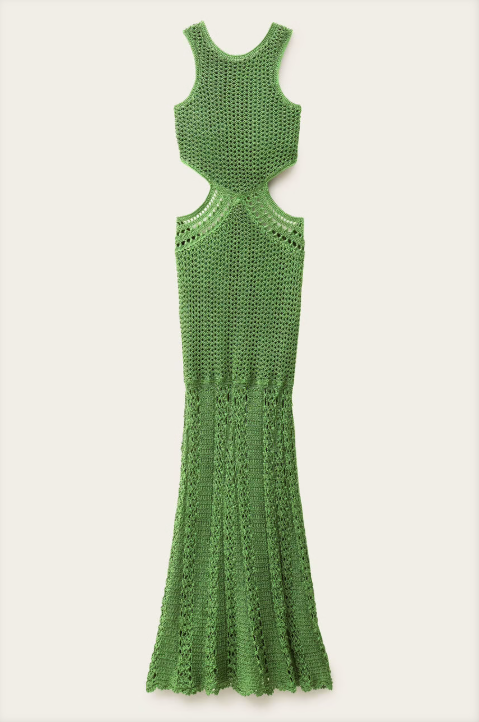 BA&SH - ALAGA Green Dress