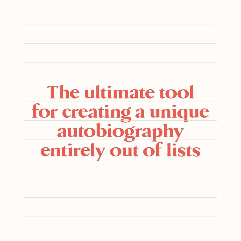 Listography Journal (Updated Edition): My Life in Lists Diary