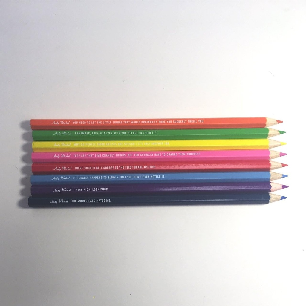 Andy Warhol Philosophy 2.0 Colored Pencils