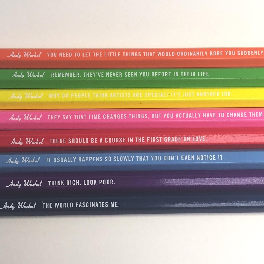 Andy Warhol Philosophy 2.0 Colored Pencils