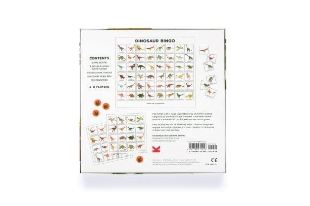 Laurence King Dinosaur Bingo Game