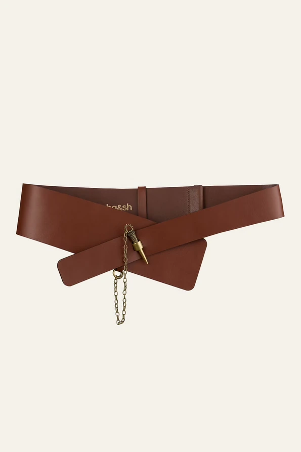 [2E26BAIN] BA&SH - BAINA Leather Belt (90)
