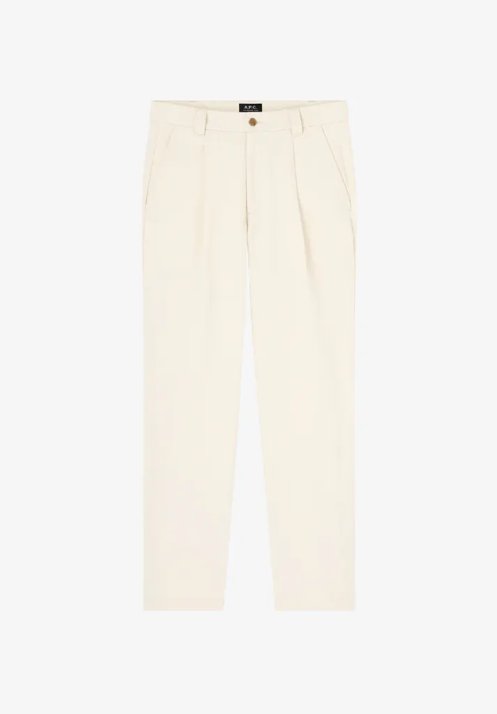[COHND-H08428AAD ECRU] A.P.C. - Renato Trousers Ecru (50)