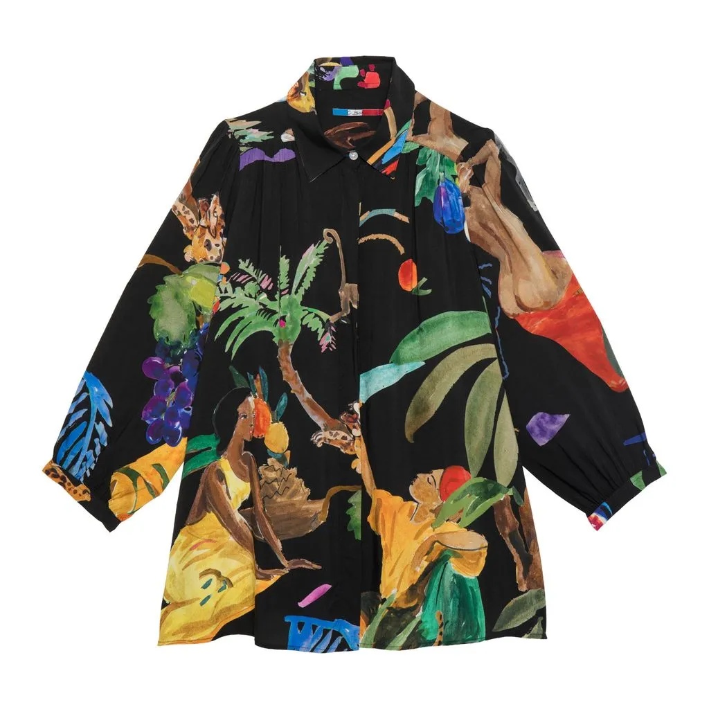 [FLNB] G.KERO - Blouse Luxe Noir (S)