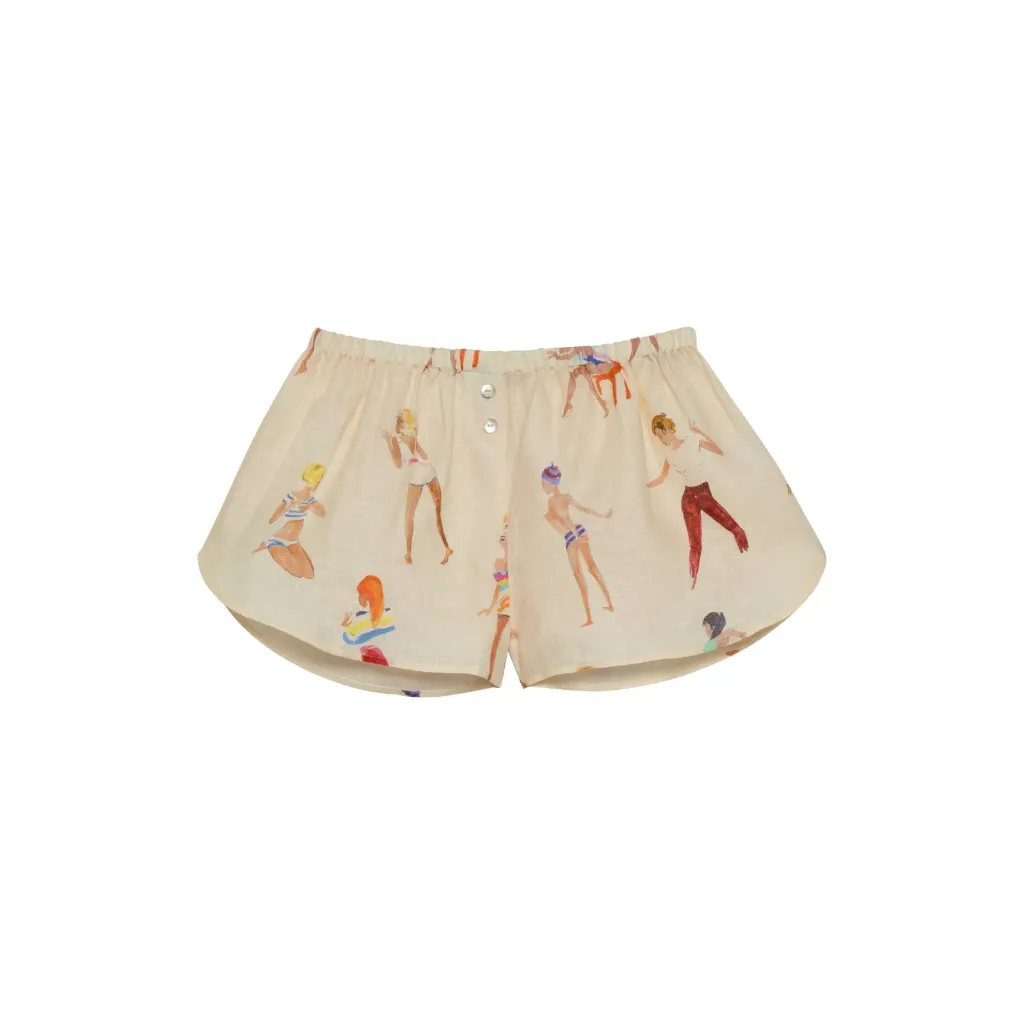 [BEGLS] G.KERO - Linen Short Beautiful Girls (S)