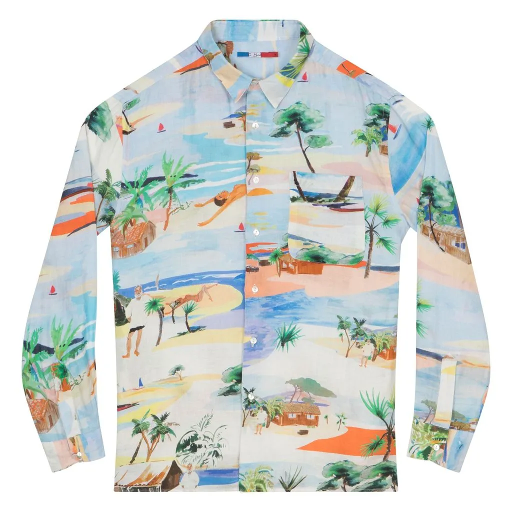 G.KERO - Linen Shirt Men La Pointe