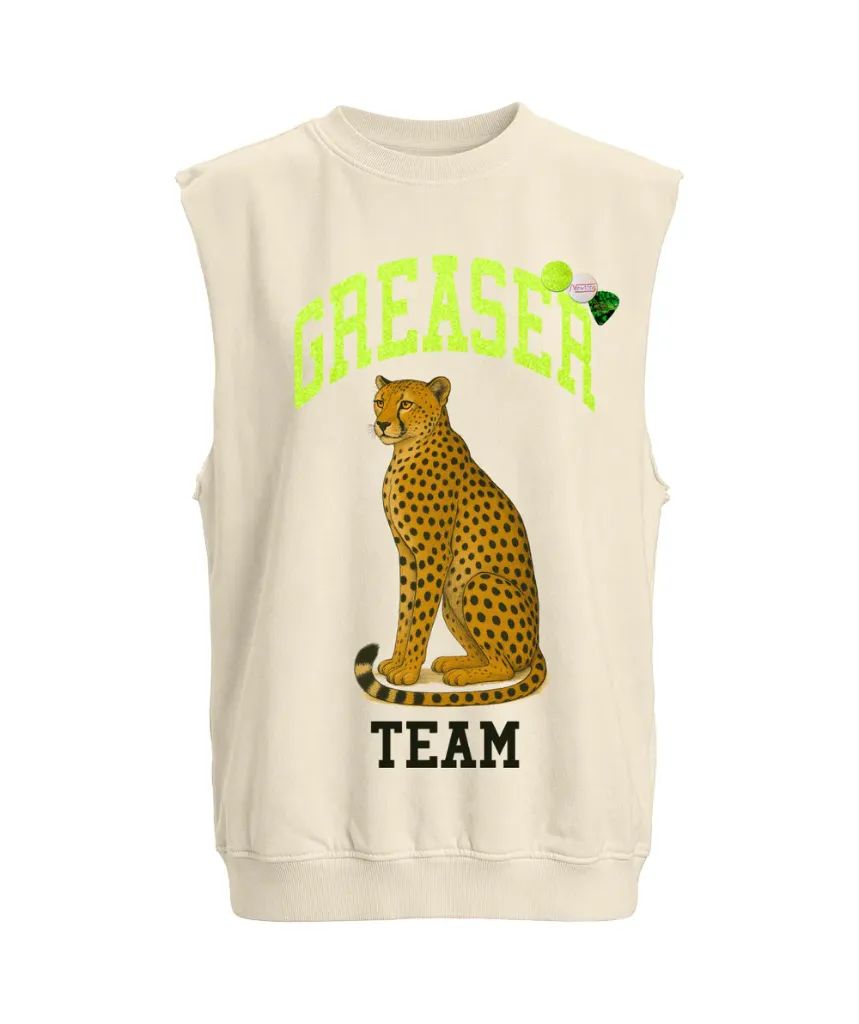 [SS26SWBGREA] NEWTONE - Sweatshirt Bolster "Greaser" Natural (1)