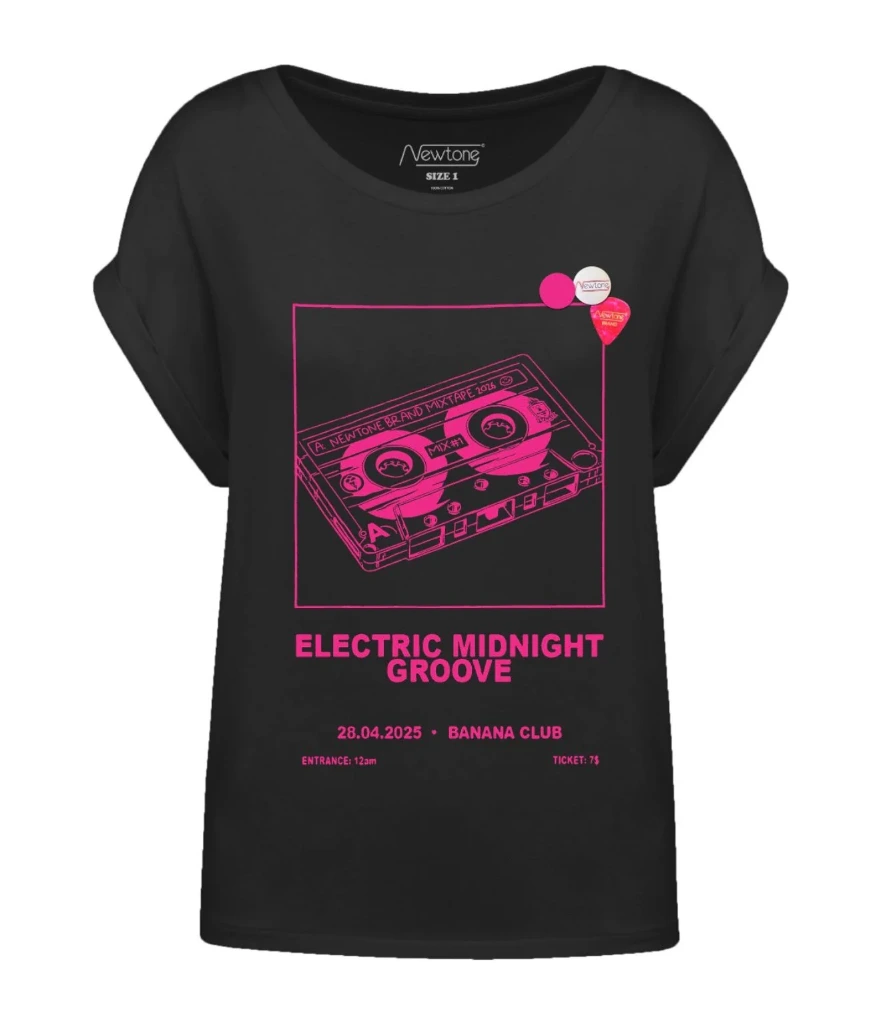 [SS26TSWMIXT] NEWTONE - Tee Shirt Wera "Mixtape" Night (1)