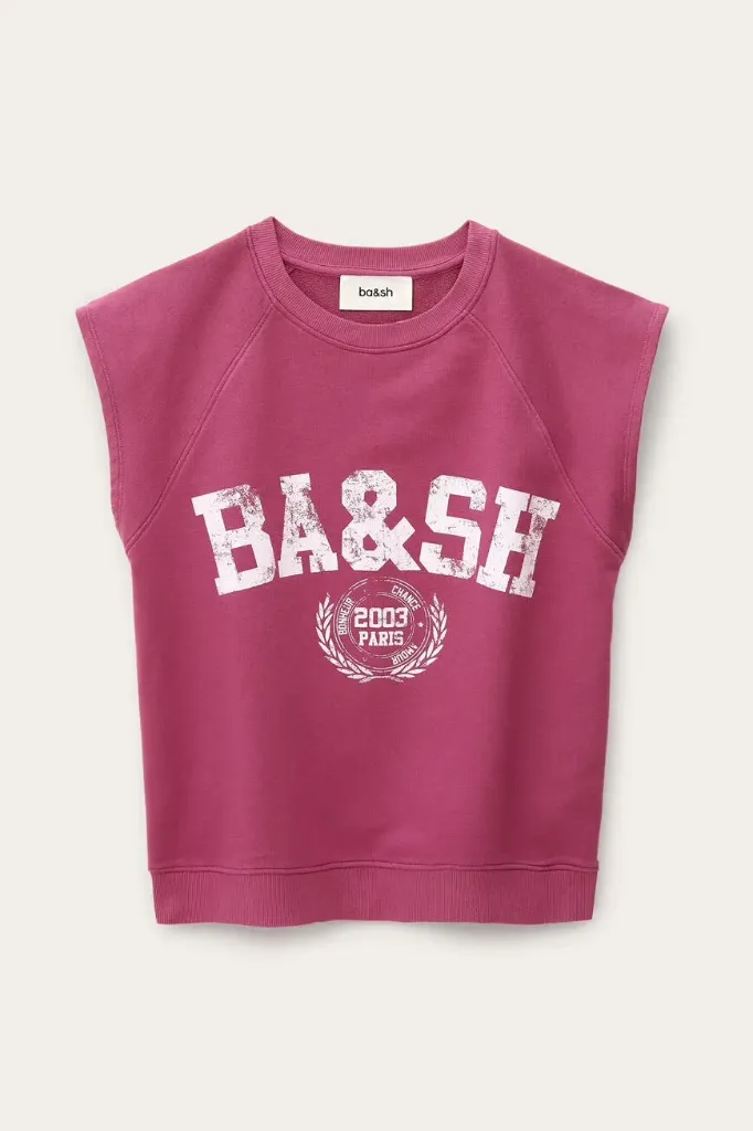 [BEATE26ROSE] BA&SH - Beata Sleeveless Sweatshirt (1)