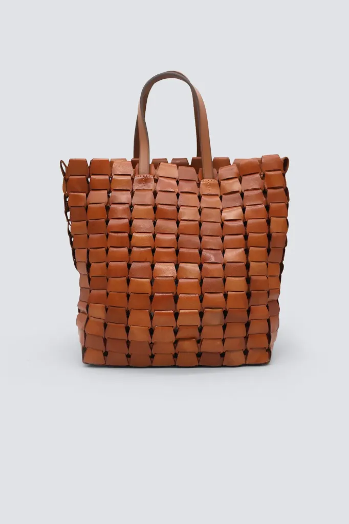 [8960] DRAGON DIFFUSION - Link Tote Tan